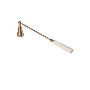 Gold and White Candle Snuffer